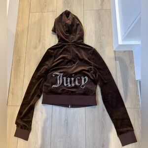 Juicy Couture Brown Velour Jacket